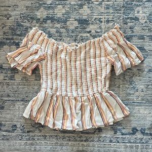 Off the shoulder, summer top from Francesca’s, size small